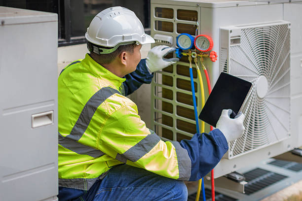 Professional Hvac technician working in Priddy, TX